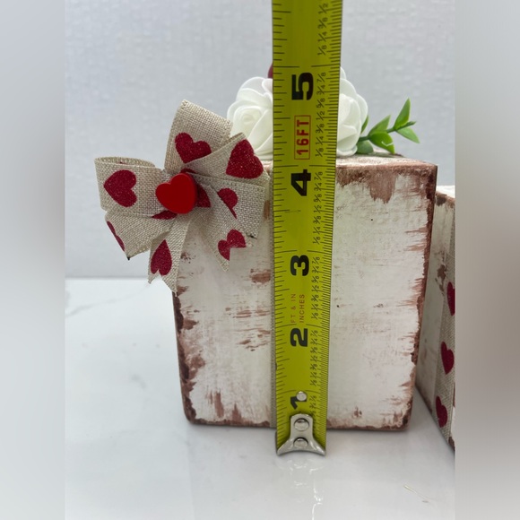 Valentine's Day Wooden Gifts, Valentine's Day Tiered Tray Decor - Picture 8 of 14